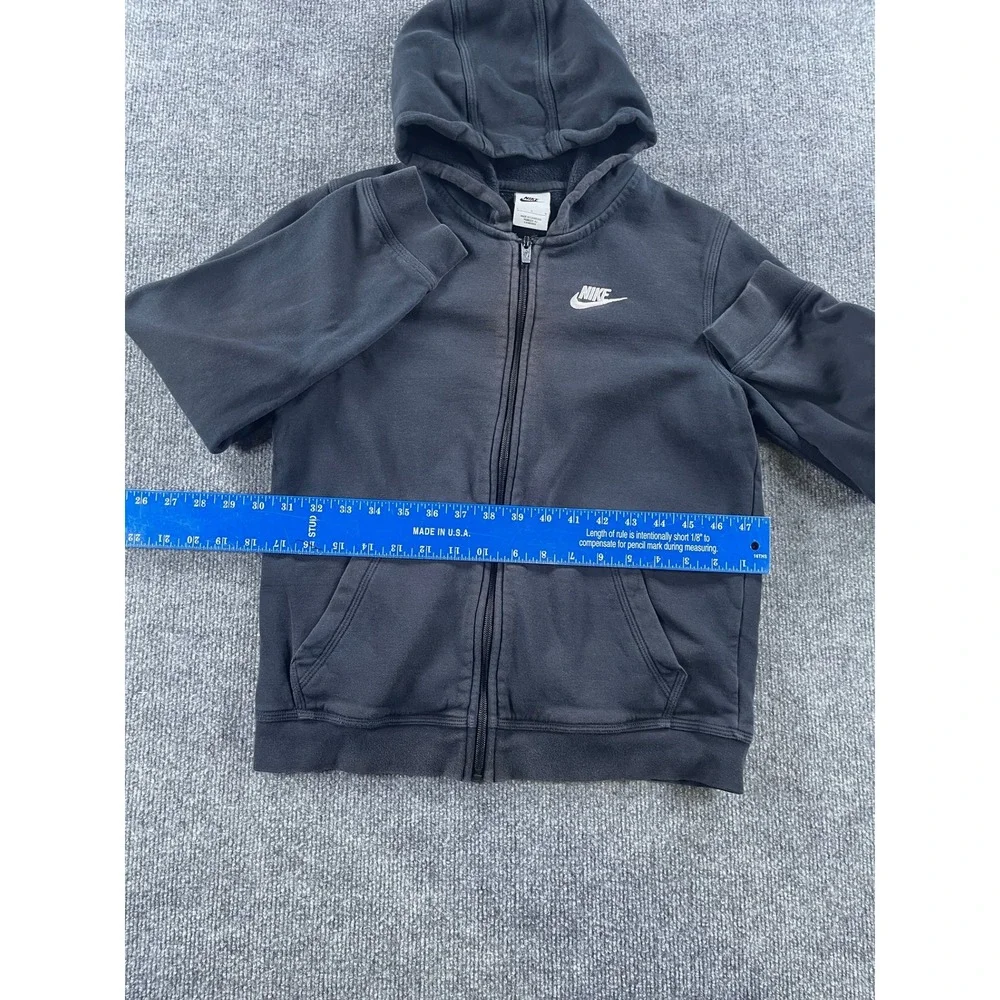 Nike Sportswear Boys Full Zip Club Fleece Hoodie Black Large L